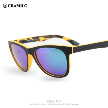 Cramilo Beach Force square wayf club Marco UV400 Revestimiento Espejo gradiente Moda exterior Radiación Gafas de sol multicolor BF555R